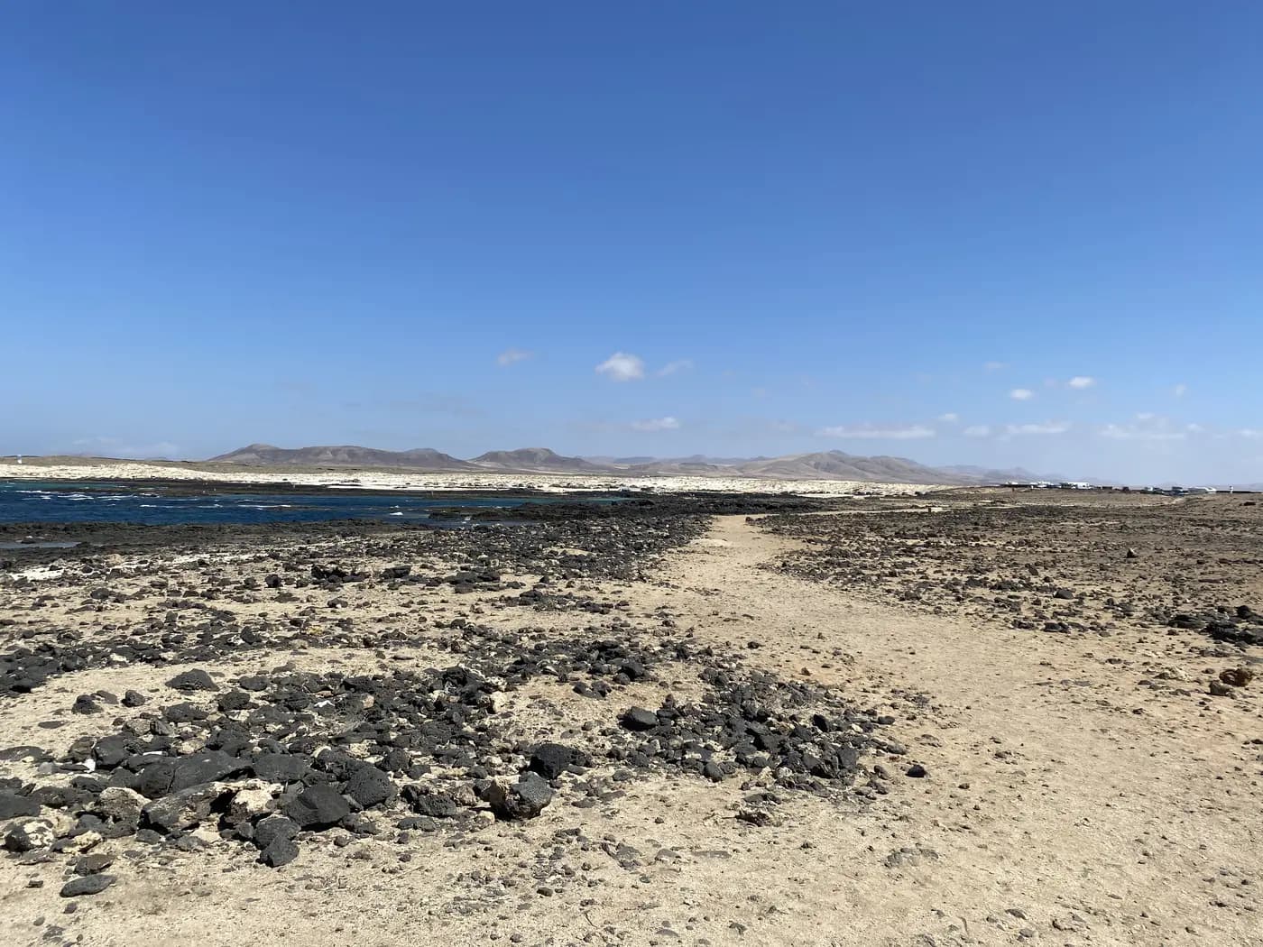 Die vulkanische Küste nahe La Concha, El Cotillo, Fuerteventura