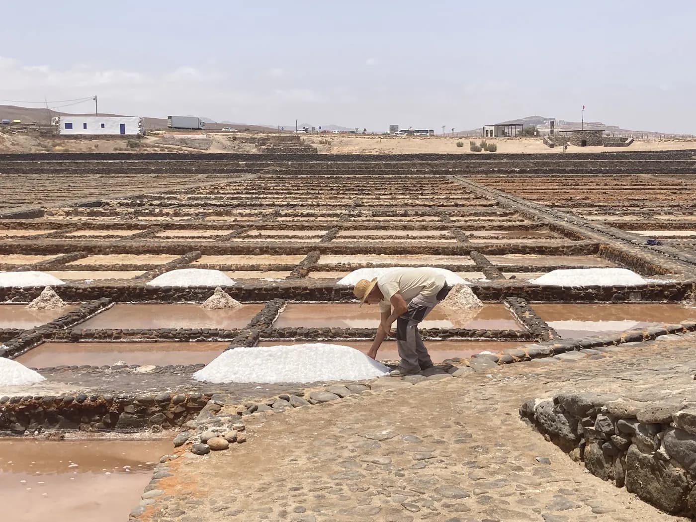 Salzerntebecken an den Salinas del Carmen, Fuerteventura