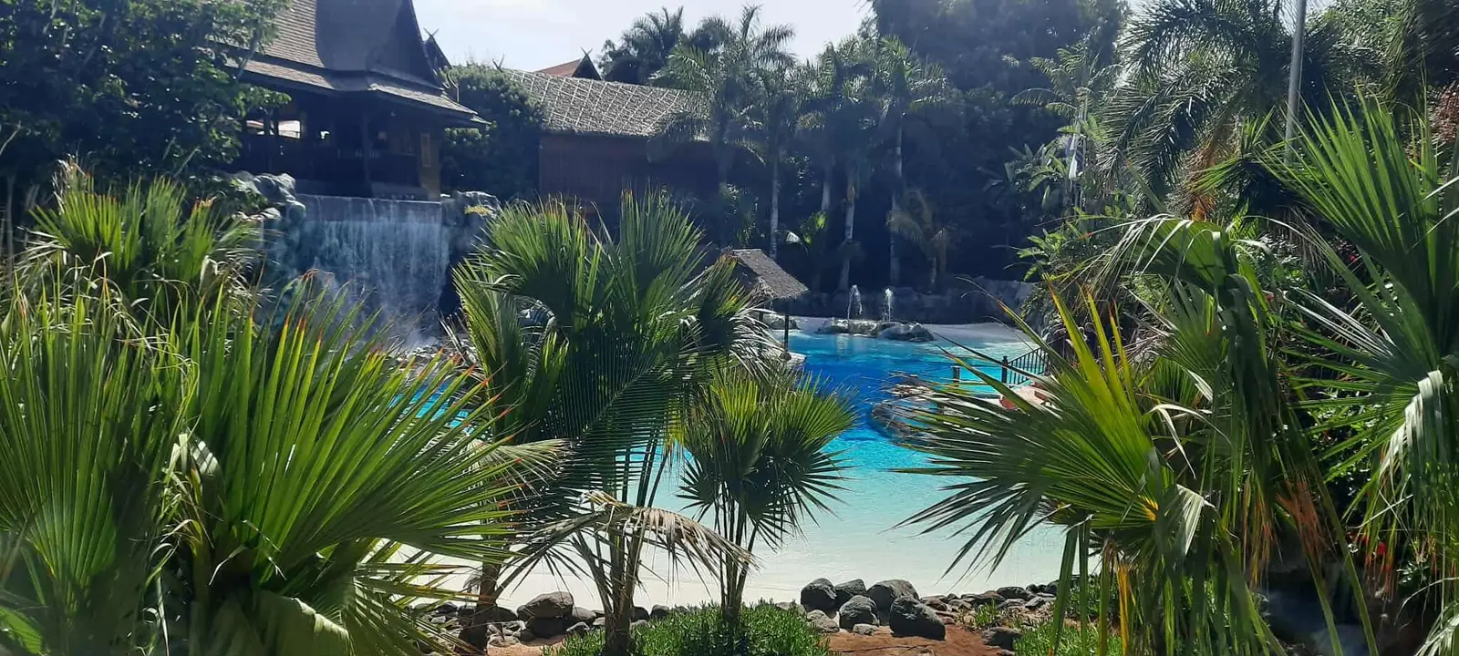 Le lagon et la plage artificielle de Siam Park, Tenerife