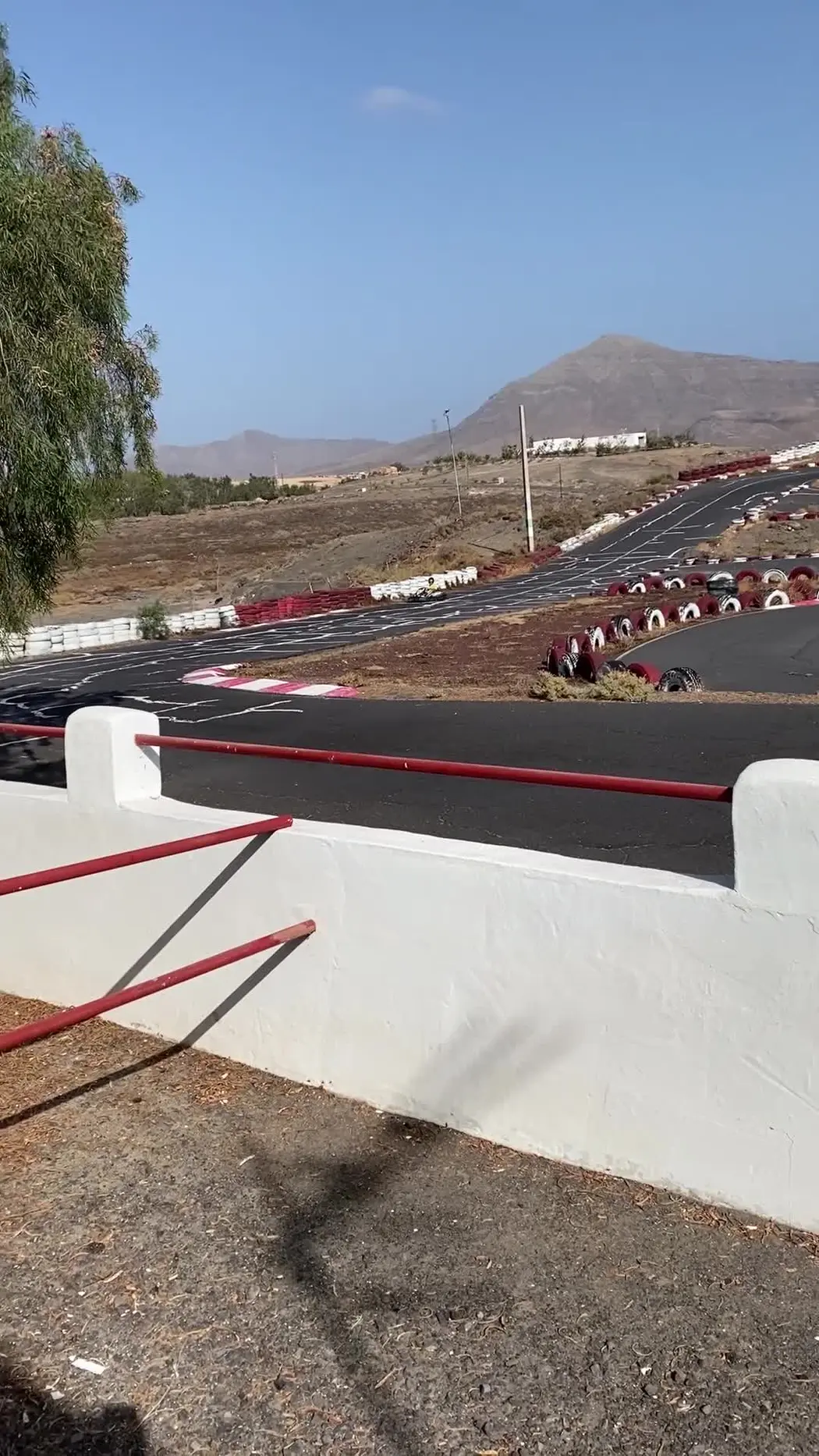 Fuerteventura's karting circuit, view of the track