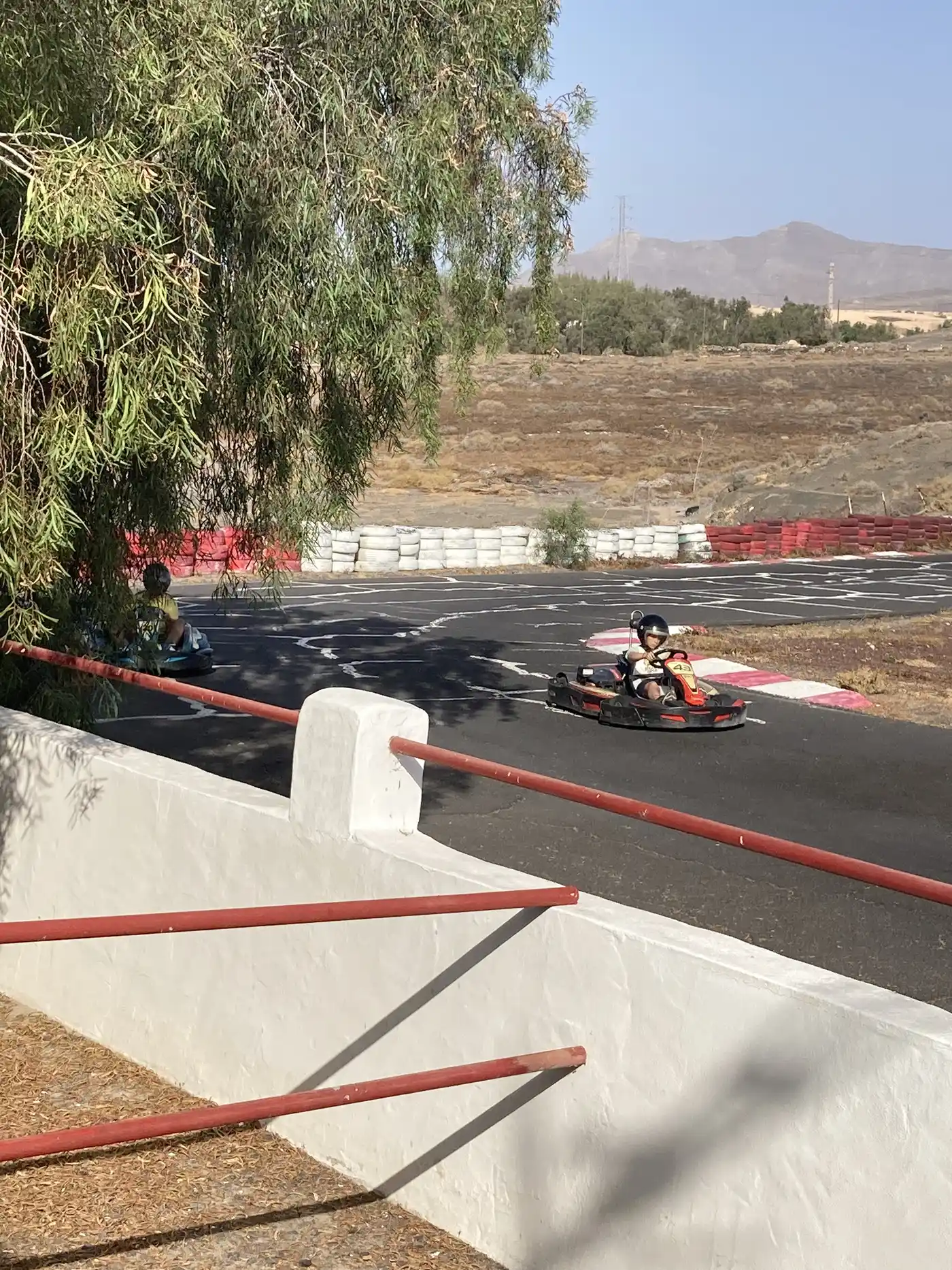A karting track in Fuerteventura