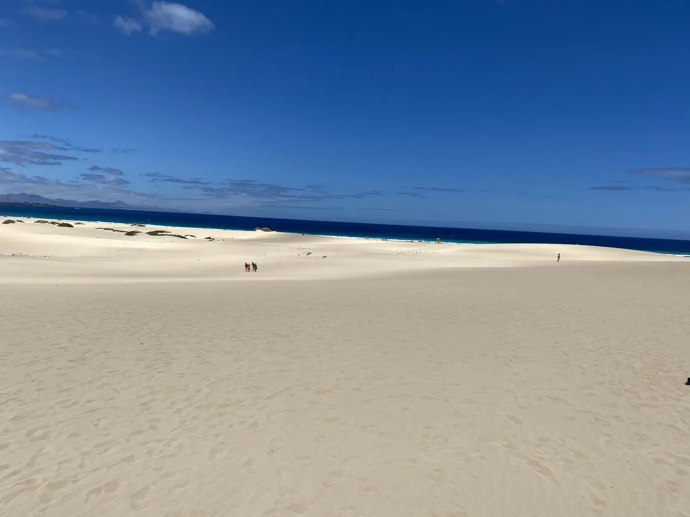 The dunes and beach of Corralejo, Fuerteventura